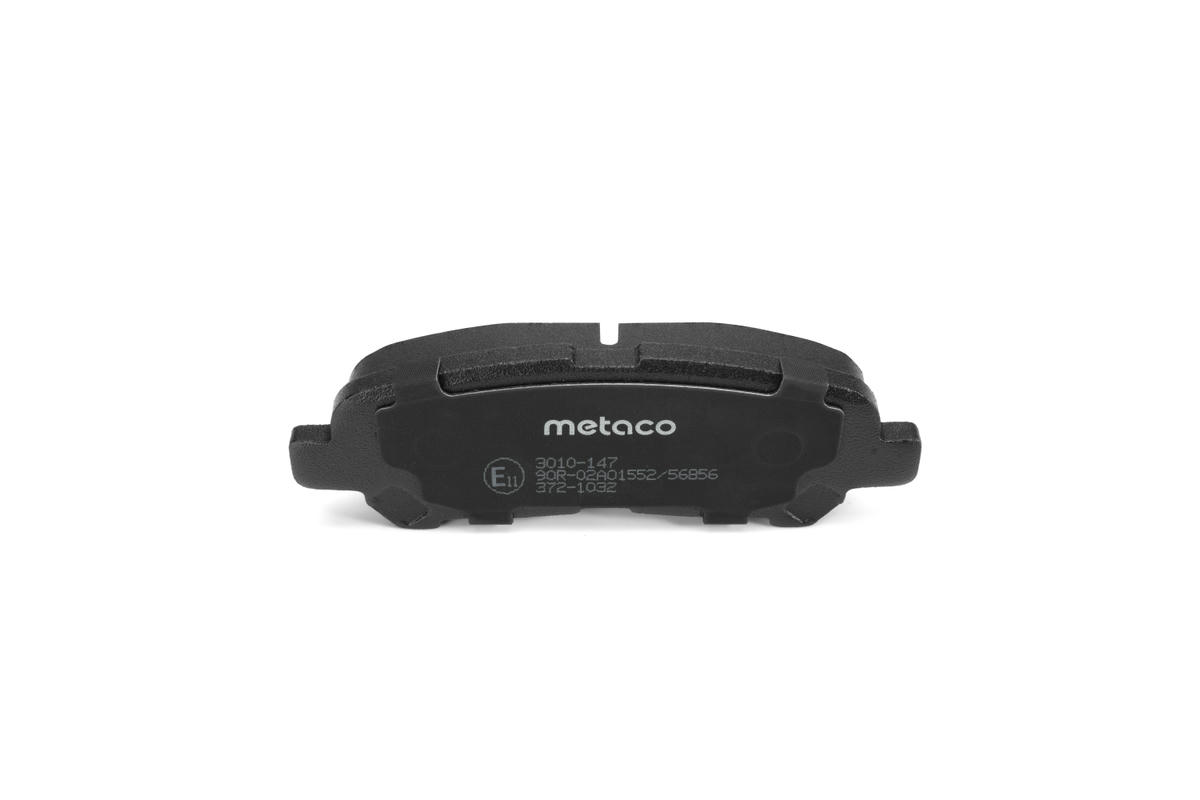 Колодки тормозные задние дисковые к-кт metaco 3010-147 preview 4