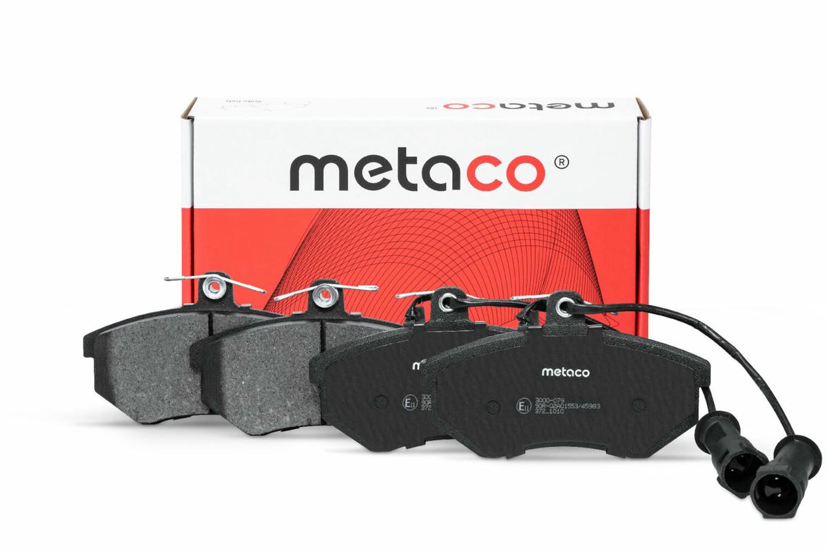 Колодки тормозные передние к-кт metaco 3000-079 preview 1