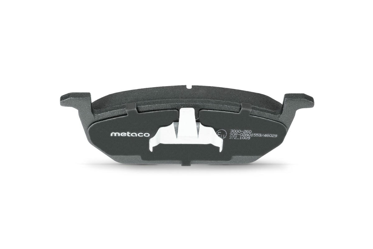 Колодки тормозные передние к-кт metaco 3000-260 preview 5