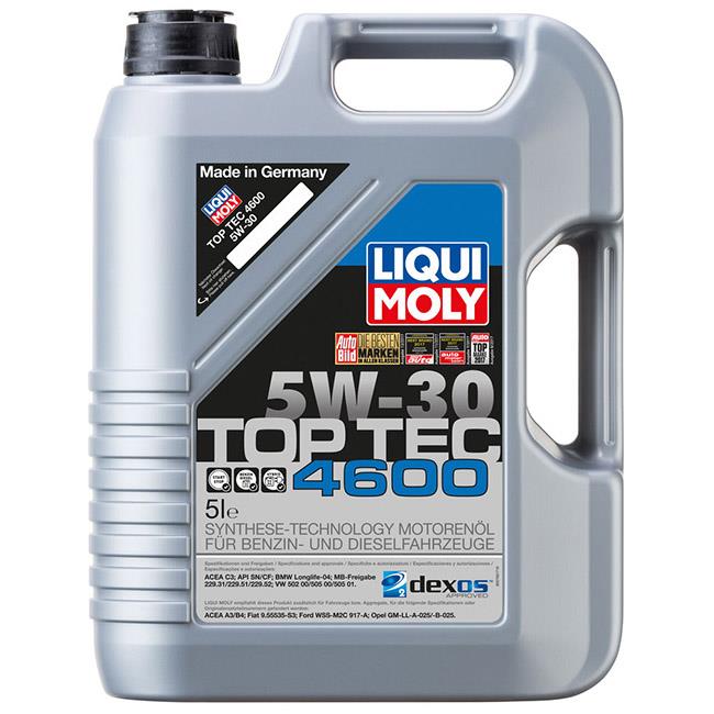 Масло моторное LIQUI MOLY TOP TEC 4600 HC 5w30 5л синт. preview 2