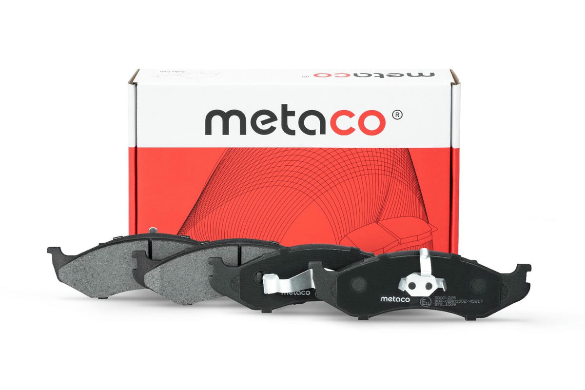 Колодки тормозные передние к-кт metaco 3000-225 preview 1 Колодки тормозные передние к-кт metaco 3000-225 preview 1