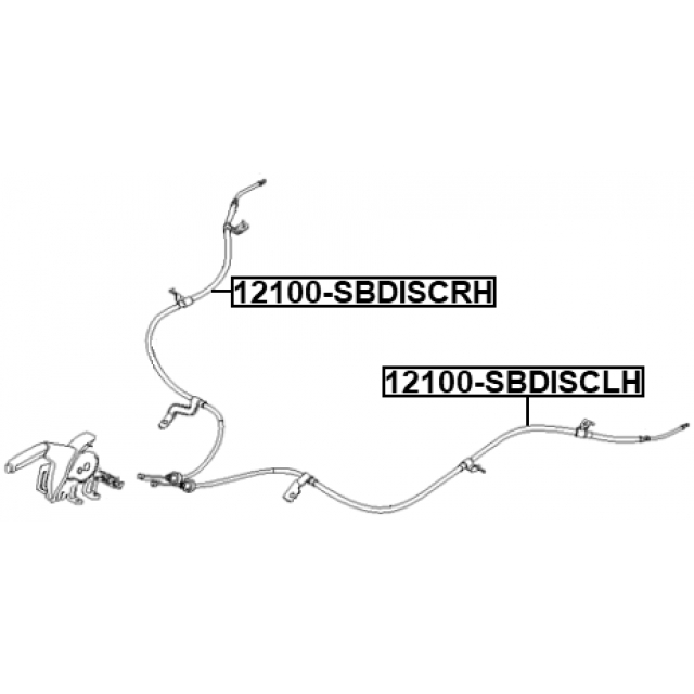 Трос стояночного тормоза лев preview 2