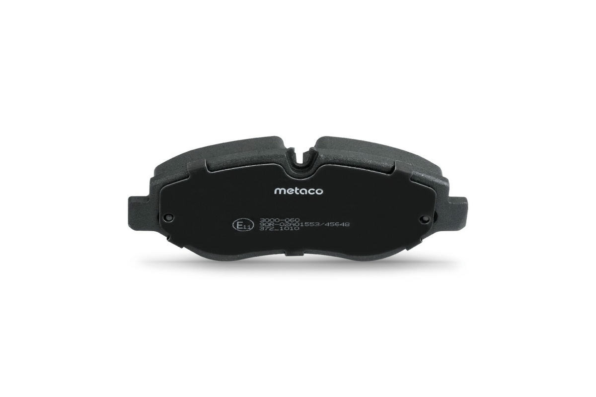 Колодки тормозные передние к-кт metaco 3000-060 preview 4