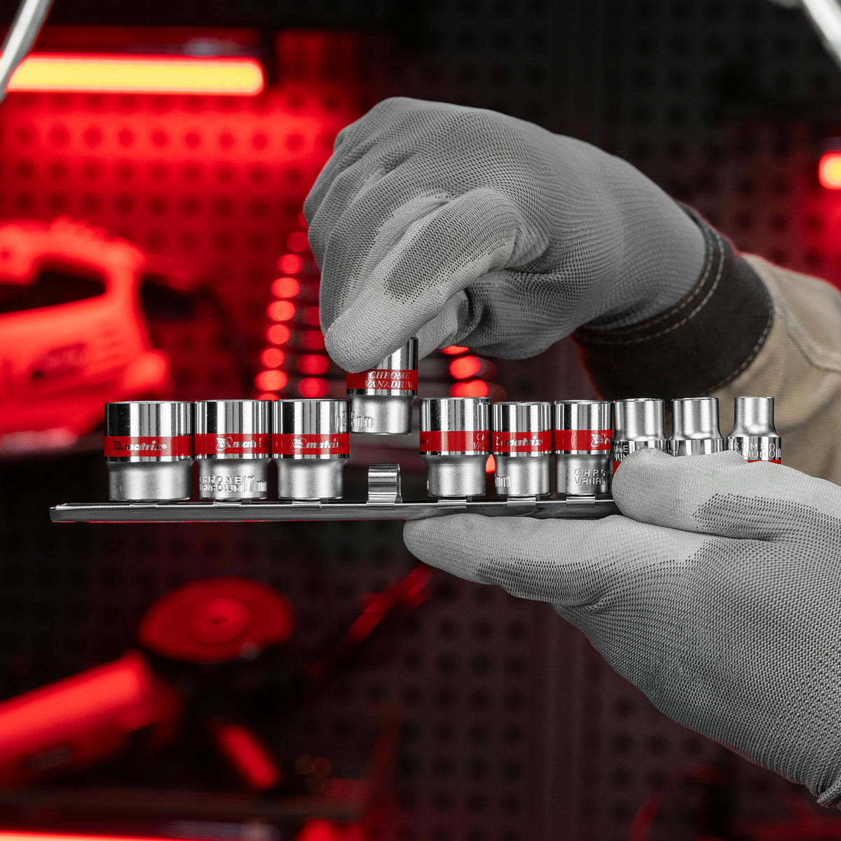 Набор головок торцевых 3/8" 10пр Spline Matrix preview 7