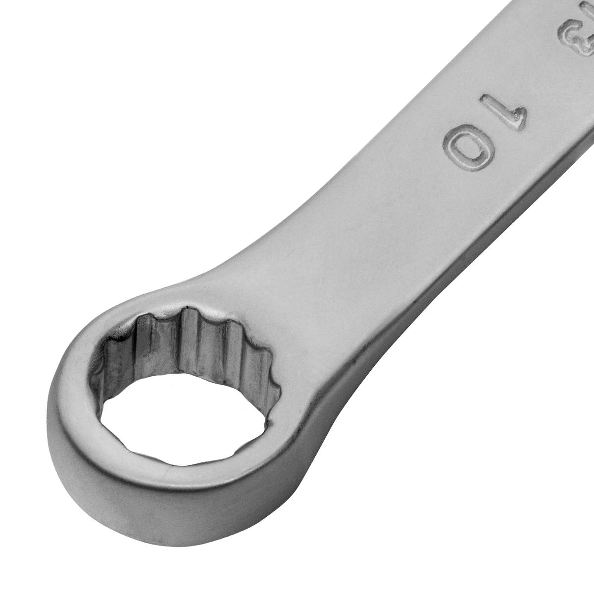 Ключ комбинированный 10 мм, CrV, матовый хром// MATRIX preview 4