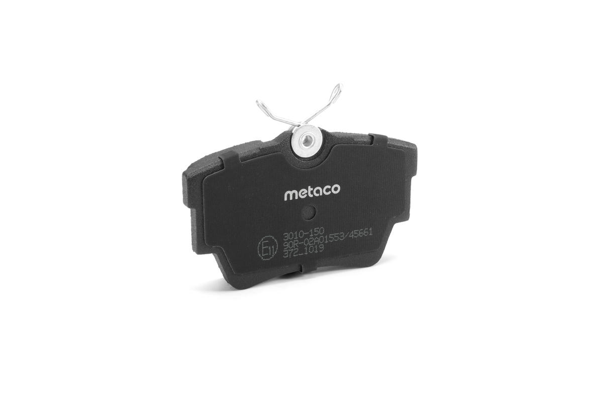 Колодки тормозные задние дисковые к-кт metaco 3010-150 preview 2