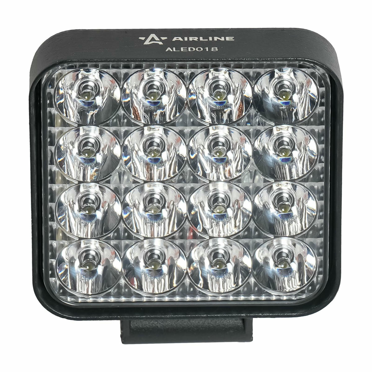 Фара светодиодная квадратная, 16 LED рассеяный свет, 16W, (83х83х22) 12/24V preview 2
