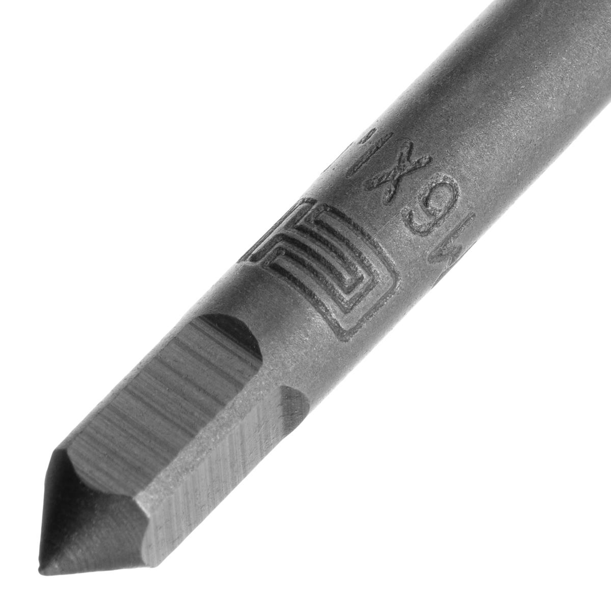 СИБРТЕХ 76617 Метчик ручной М6x1, 0 мм, комплект из 2 шт. preview 4