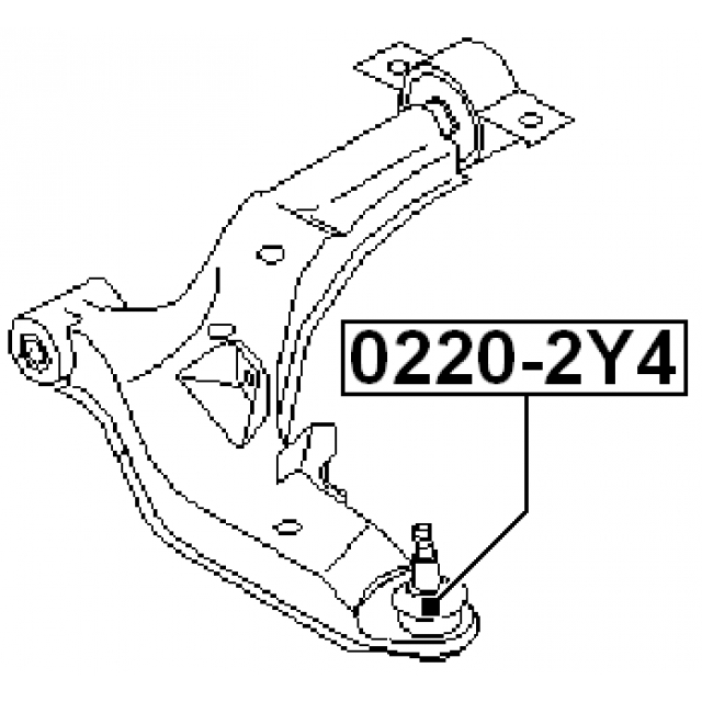 02202Y4_опора шаровая! Nissan Almera Tino V10M all 00> preview 2