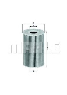 Фильтр масляный MAHLE OX 388 D preview 1