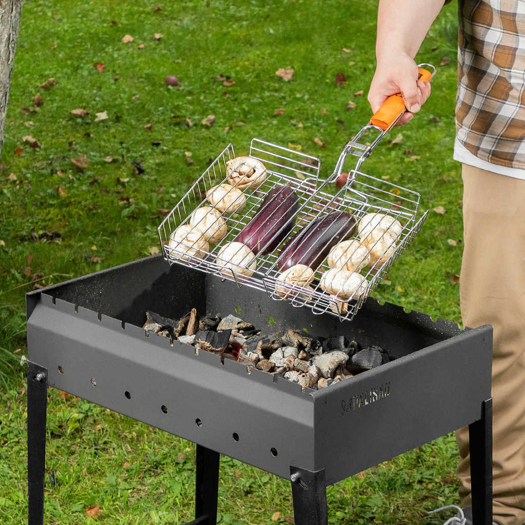 Решетка гриль 250х310х65мм объемная хромир. PALISAD preview 10