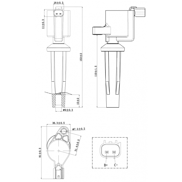 Катушка зажигания FEBEST 21640-001 preview 2