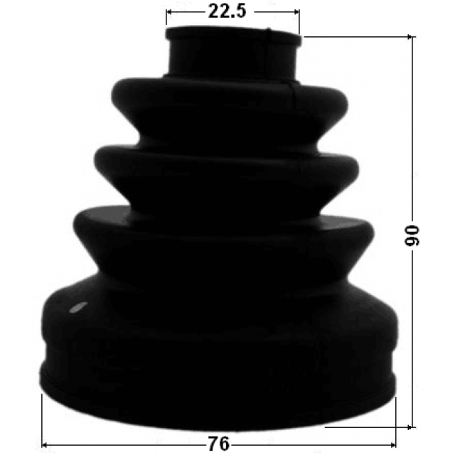 0315-CU2_к-кт пыльника ШРУСа внутреннего! Honda Accord/Prelude/CRX/CR-V 1.5-2.3i 87> preview 2