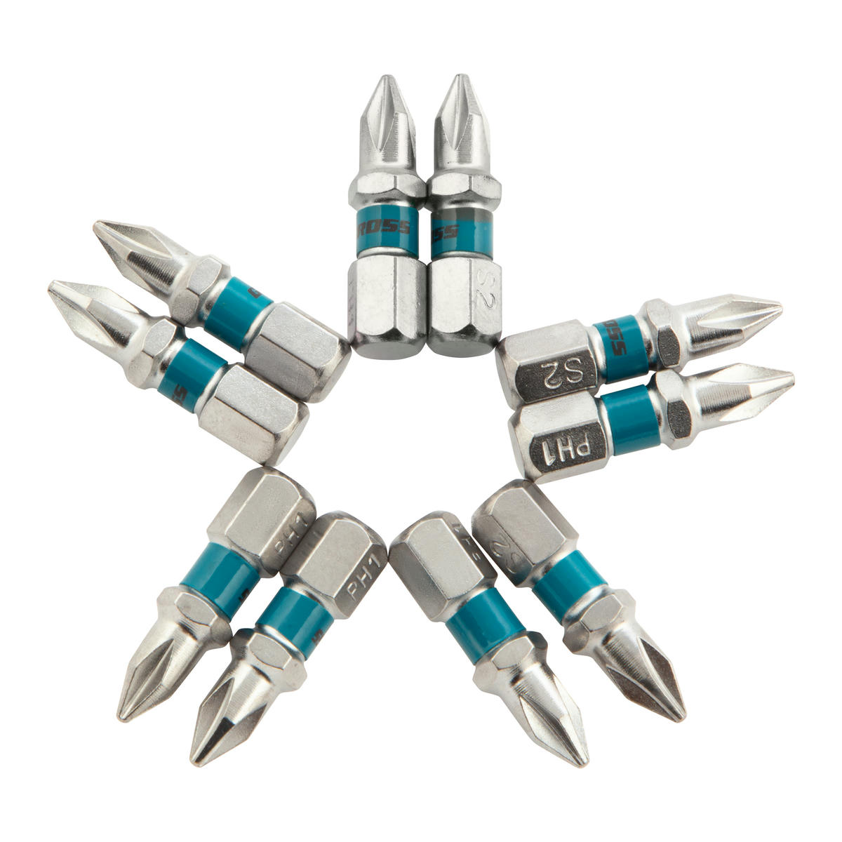 Набор бит РН1х25, сталь S2, (10шт) GROSS preview 6