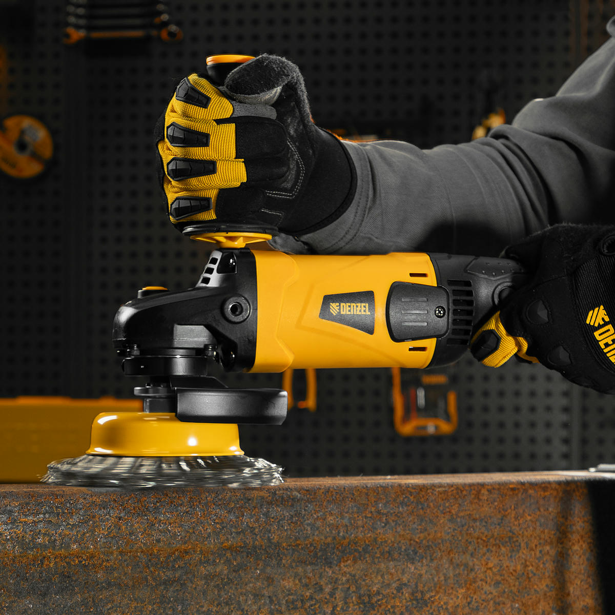 DENZEL 26910 Машина шлифовальная угловая AG150-1500, 1500 Вт, 150 мм, 8500 об/мин preview 17