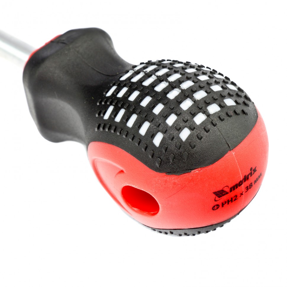 Отвертка Fusion, Ph2x38 мм, CrV, 3-х компонентная рукоятка anti slip MATRIX 11431 preview 3