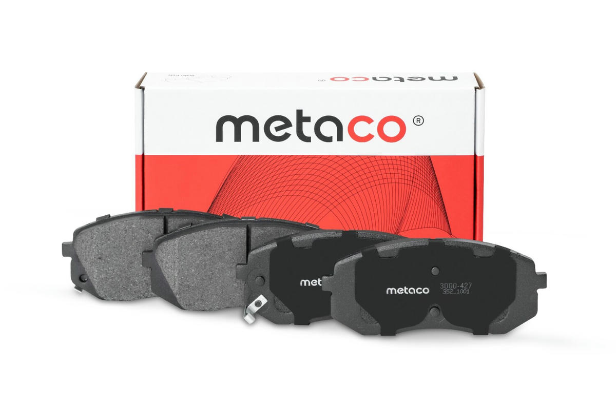 Колодки тормозные передние к-кт metaco 3000-427 preview 1