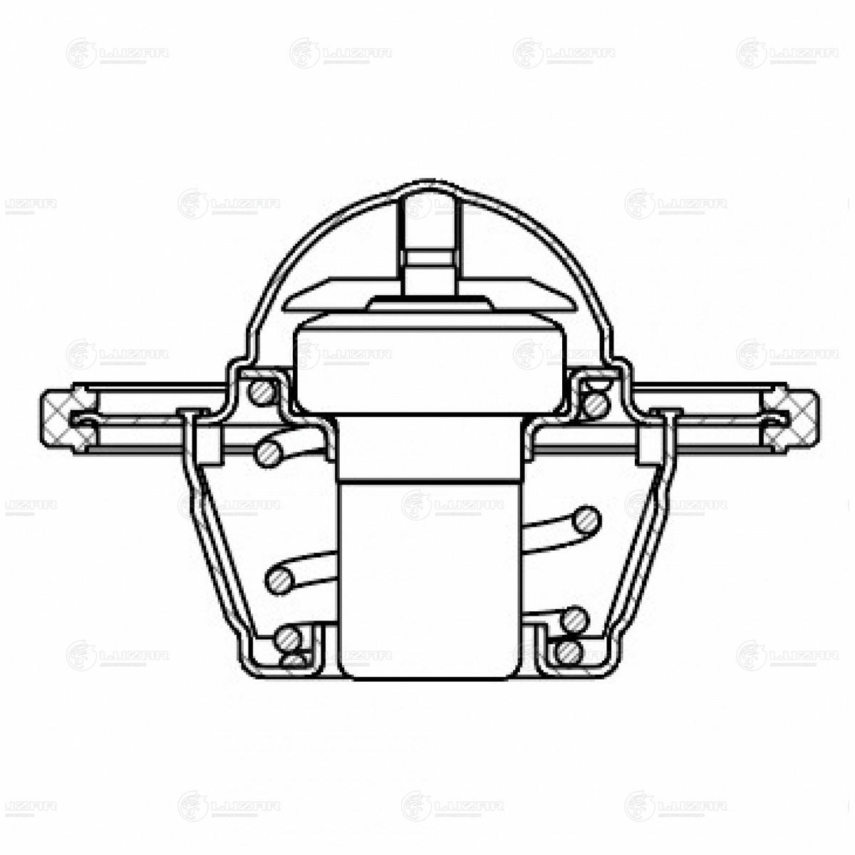 Термостат для а/м Nissan Note (E11) (06-)/Micra K12 (02-) 1.2i/1.4i (88 С) (термоэл.) (LT 1402) preview 4