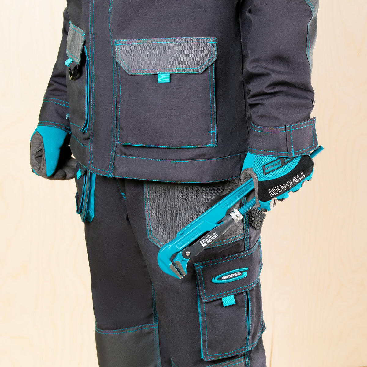 GROSS 15601 Ключ трубный рычажный, №1, 1", цельнокованый, CrV, тип - "L preview 5