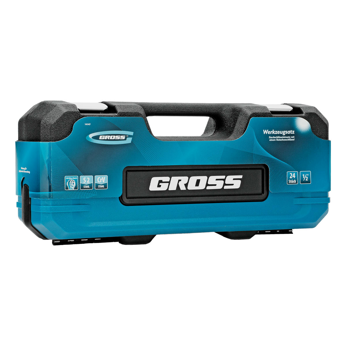 Набор инструмента 24пр. 1/2" 120 зубьев GROSS preview 13