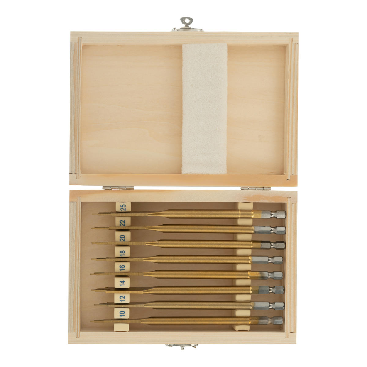 Набор сверл перовых по дереву 10-25мм (в кейсе 8шт.) MATRIX preview 2