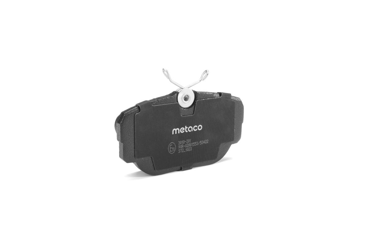Колодки тормозные задние дисковые к-кт metaco 3010-201 preview 2