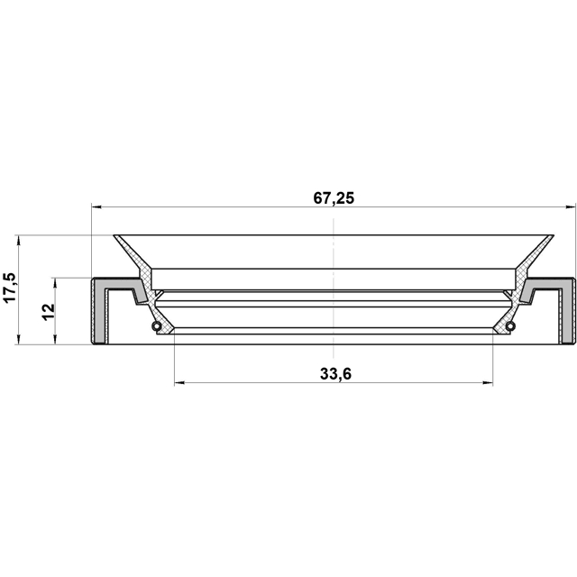 Сальник привода FEBEST 95HAY-35671017R preview 2