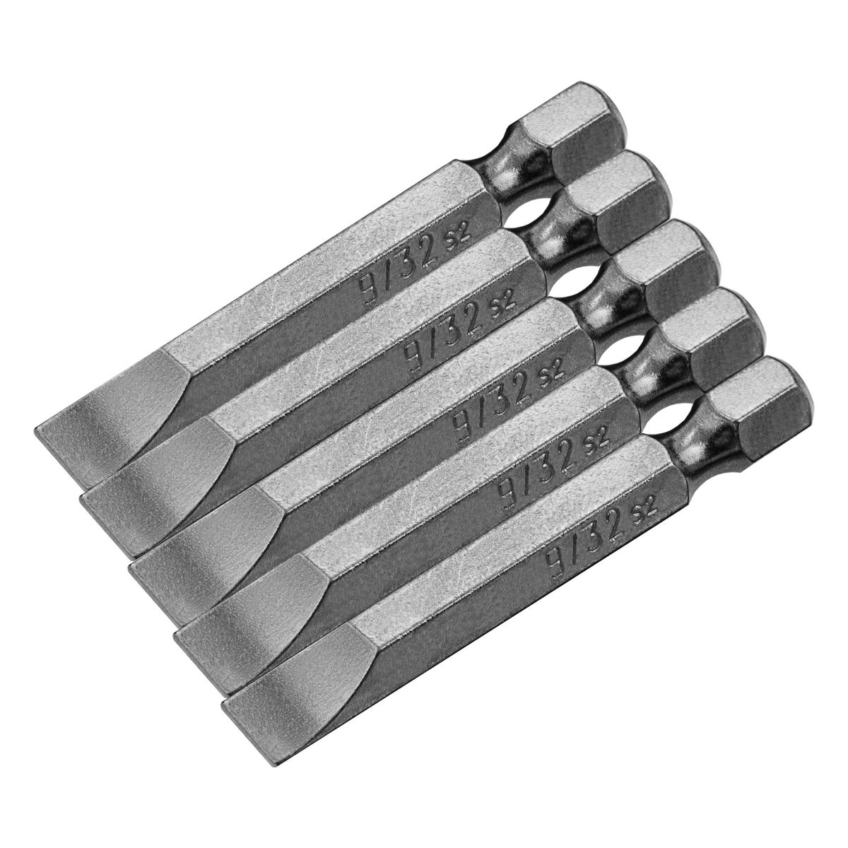 Набор бит, SL9/32"x2", 5 шт.// Denzel preview 1