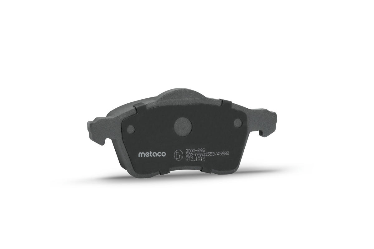 Колодки тормозные передние к-кт metaco 3000-296 preview 3