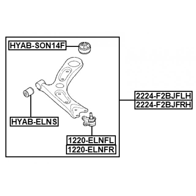Опора шаровая передняя нижняя левая preview 2