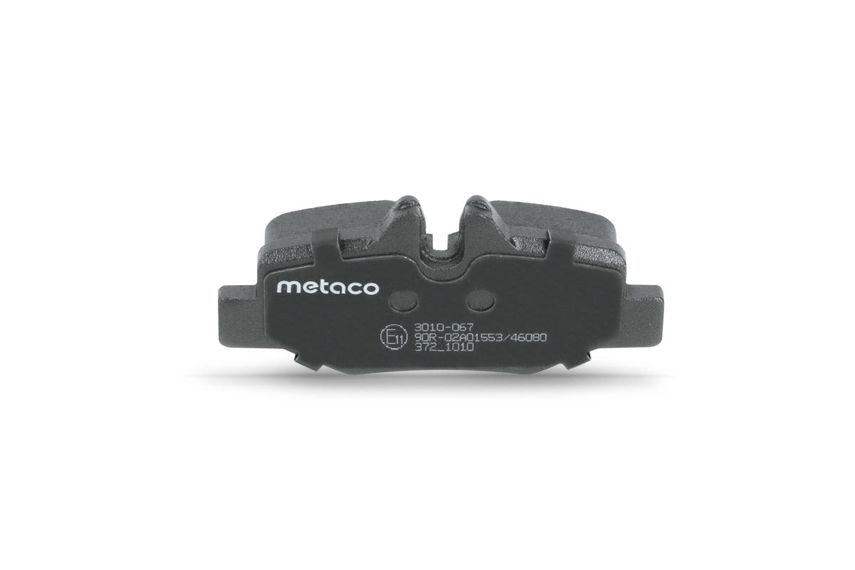 Колодки тормозные задние дисковые к-кт metaco 3010-067 preview 1
