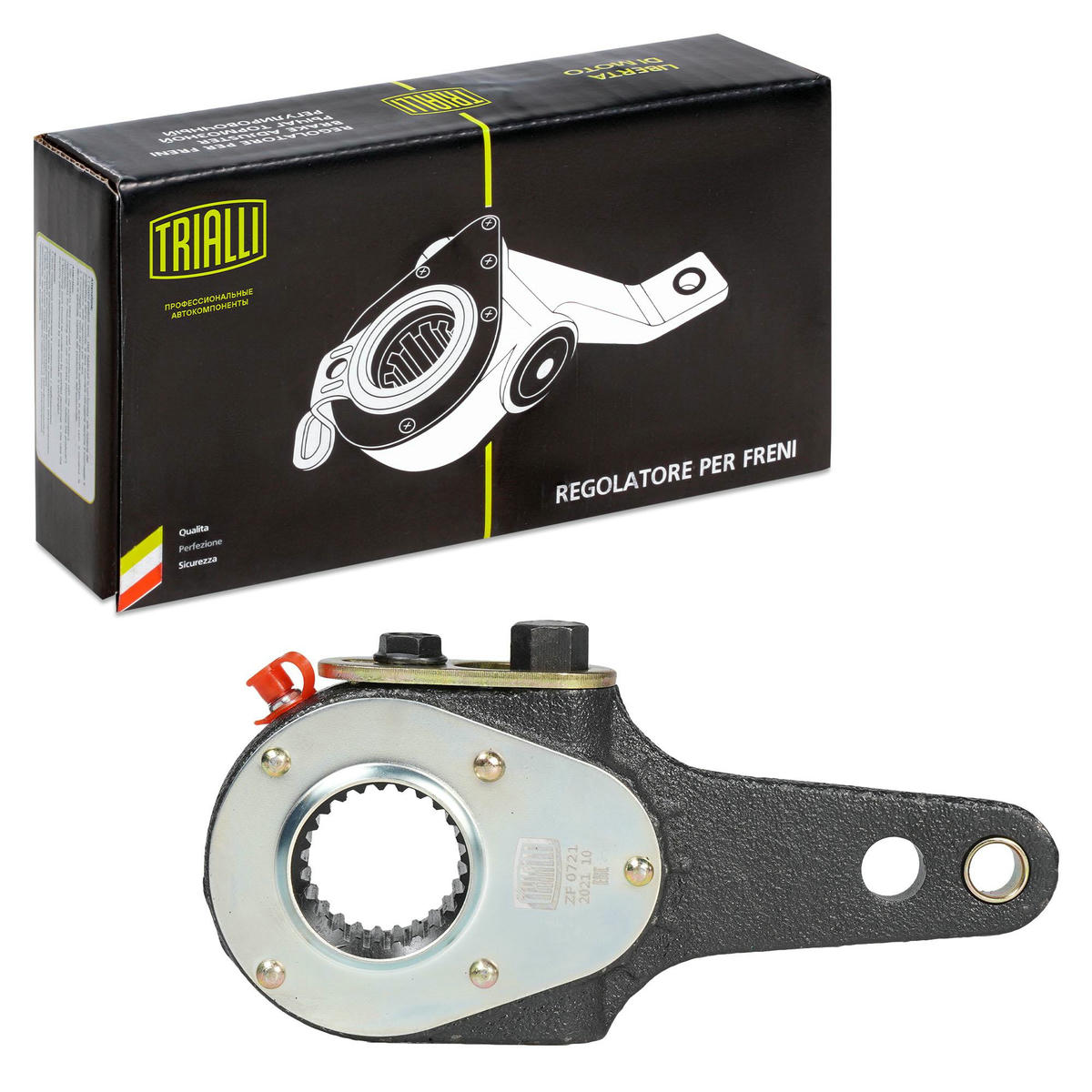 Рычаг торм. рег. мех. (трещотка) для а/м МАЗ перед. прям. (эволв. шлиц) (ZF 0721) preview 3