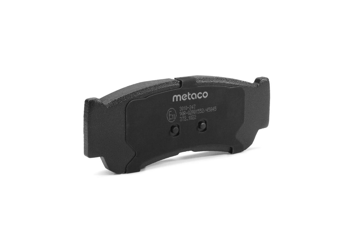 Колодки тормозные задние к-кт metaco 3010-247 preview 5