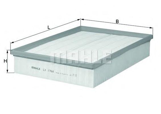 Фильтр воздушный MAHLE LX 1764 preview 1
