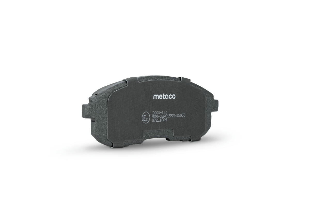 Колодки тормозные передние к-кт metaco 3000-144 preview 3