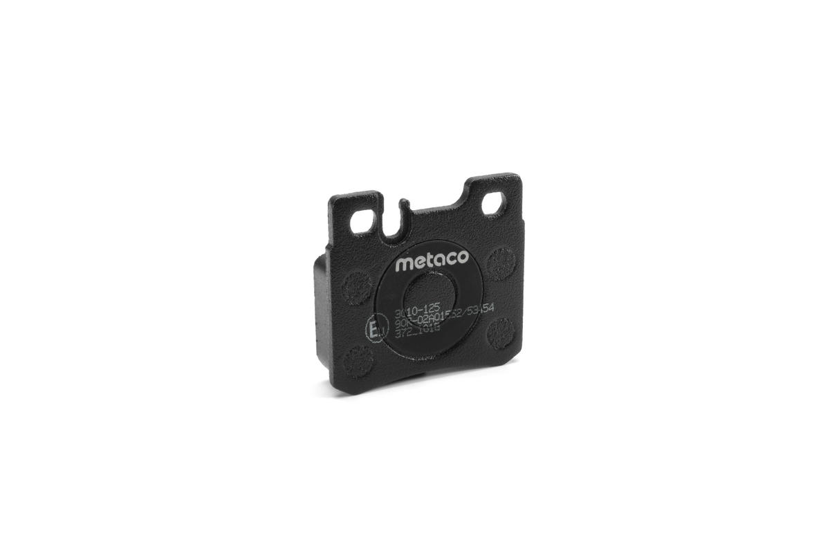 Колодки тормозные задние дисковые к-кт metaco 3010-125 preview 2