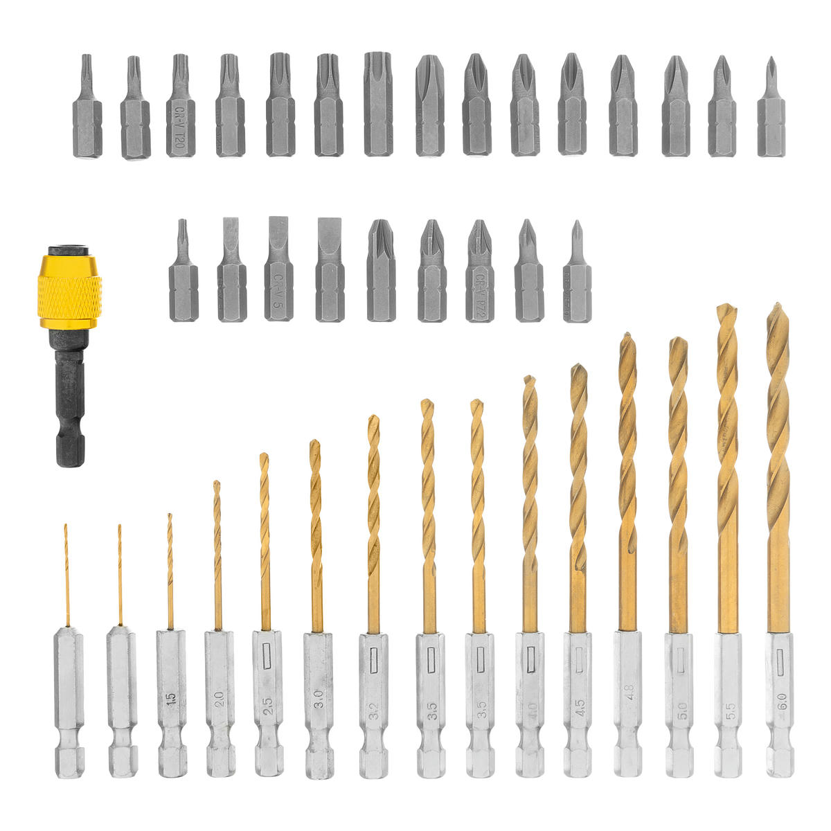 Набор бит и сверл, магнитный адаптер MATRIX (пласт. бокс) 40пр preview 2