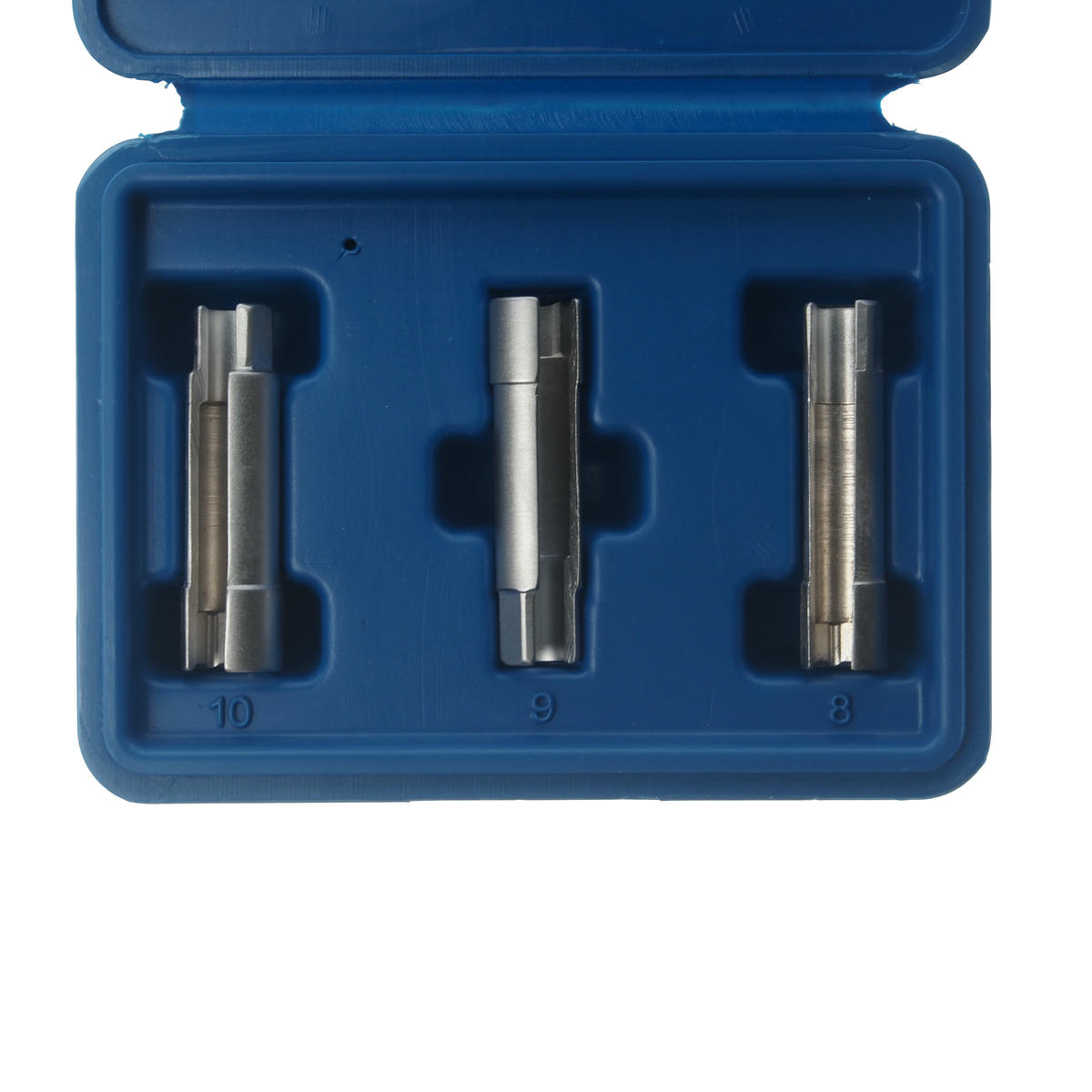 Набор головок торцевых удлиненных для свечей накаливания под ключ 10мм /8,9,10мм/ 3пр кейс ROCK FOR preview 2