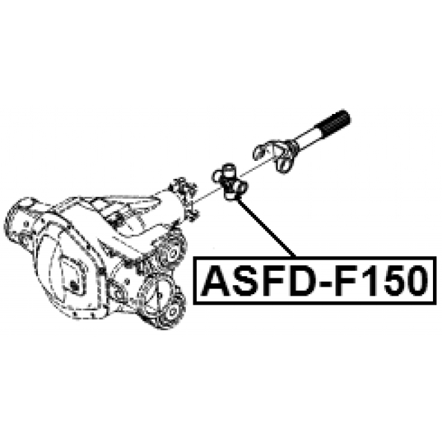 ASFD-F150_крестовина кардана !D30.18xL92.05 Ford Transit 06> preview 2