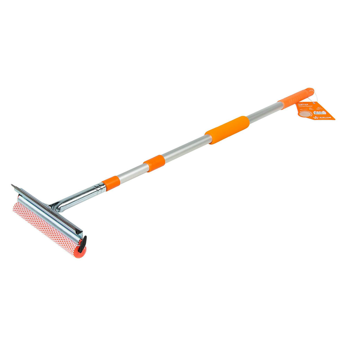 AB-G-01_щетка для мытья стекол! с телескопической ручкой, поролоном и водосгоном 130 см preview 1