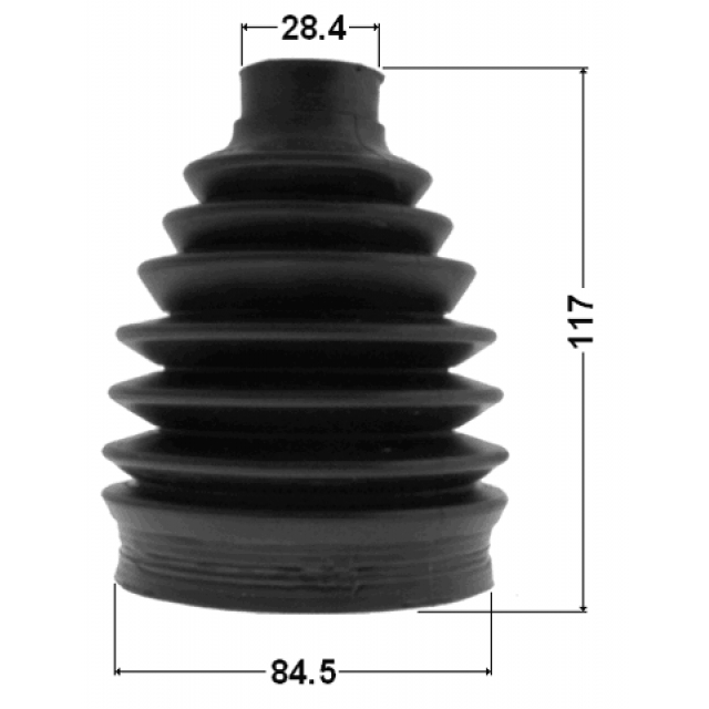 Пыльник ШРУСа FEBEST 2417-PDUSTAWD preview 2