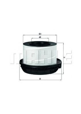 Фильтр воздушный MAHLE LX 8141 preview 1 Фильтр воздушный MAHLE LX 8141 preview 1