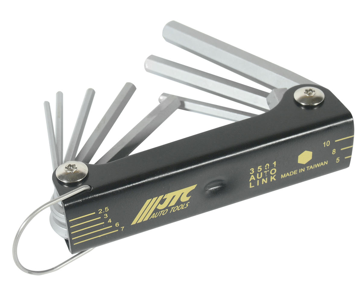 Набор ключей шестигранных 8пр 2,5 3 4 5 6 7 8 10 JTC preview 2