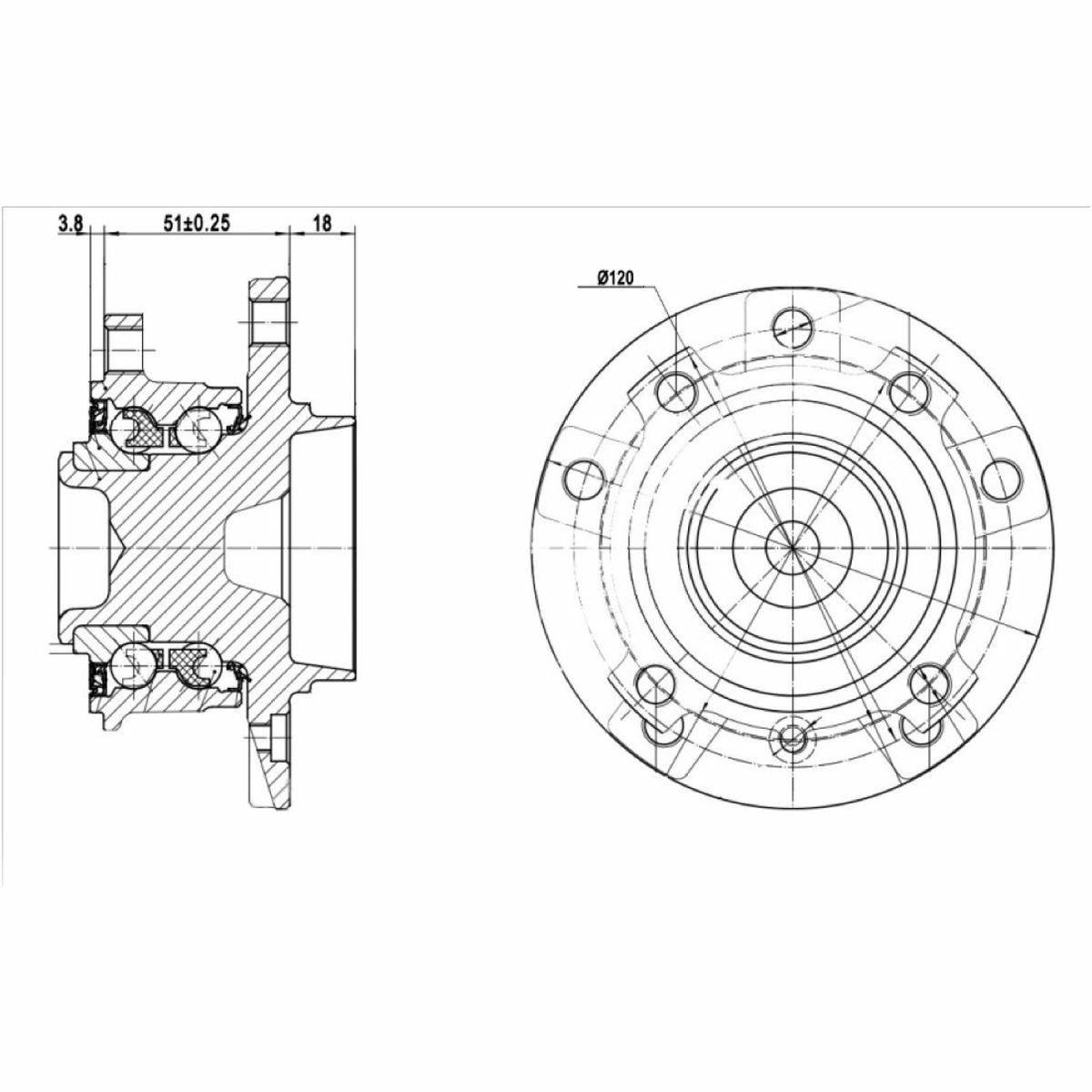 Подшипник ступицы TRIALLI MR 2635 preview 4 Подшипник ступицы TRIALLI MR 2635 preview 4