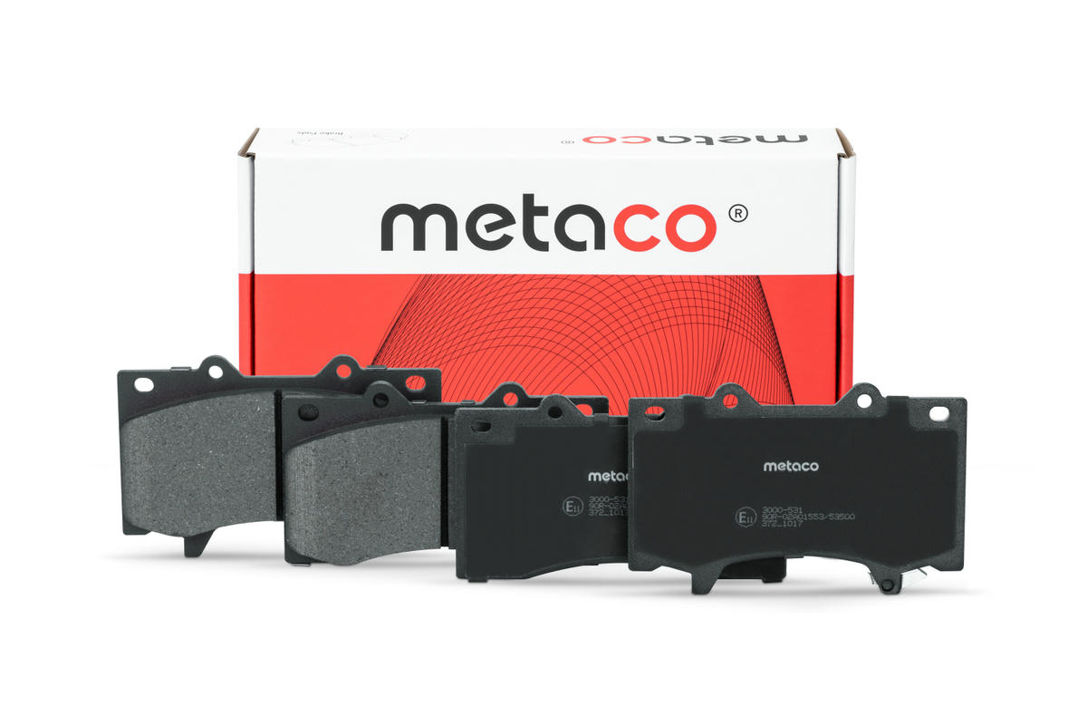 Колодки тормозные передние к-кт metaco 3000-531 preview 1