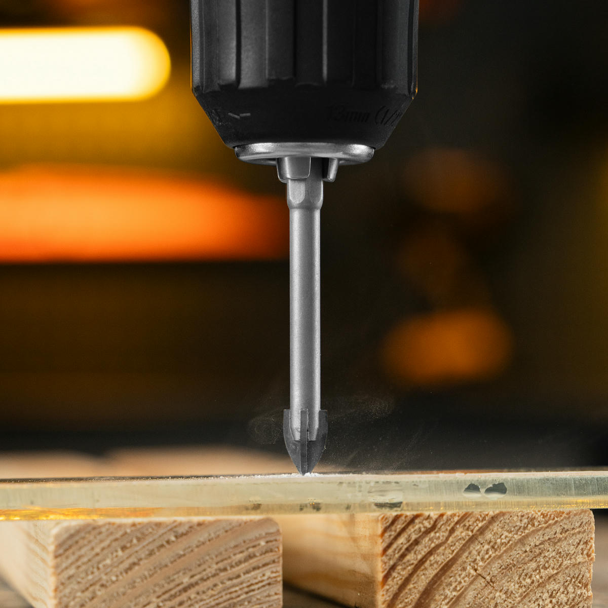 Сверло по керамической плитке 8 мм, крестовая пластина, 6-гр. хвостовик// Denzel preview 8