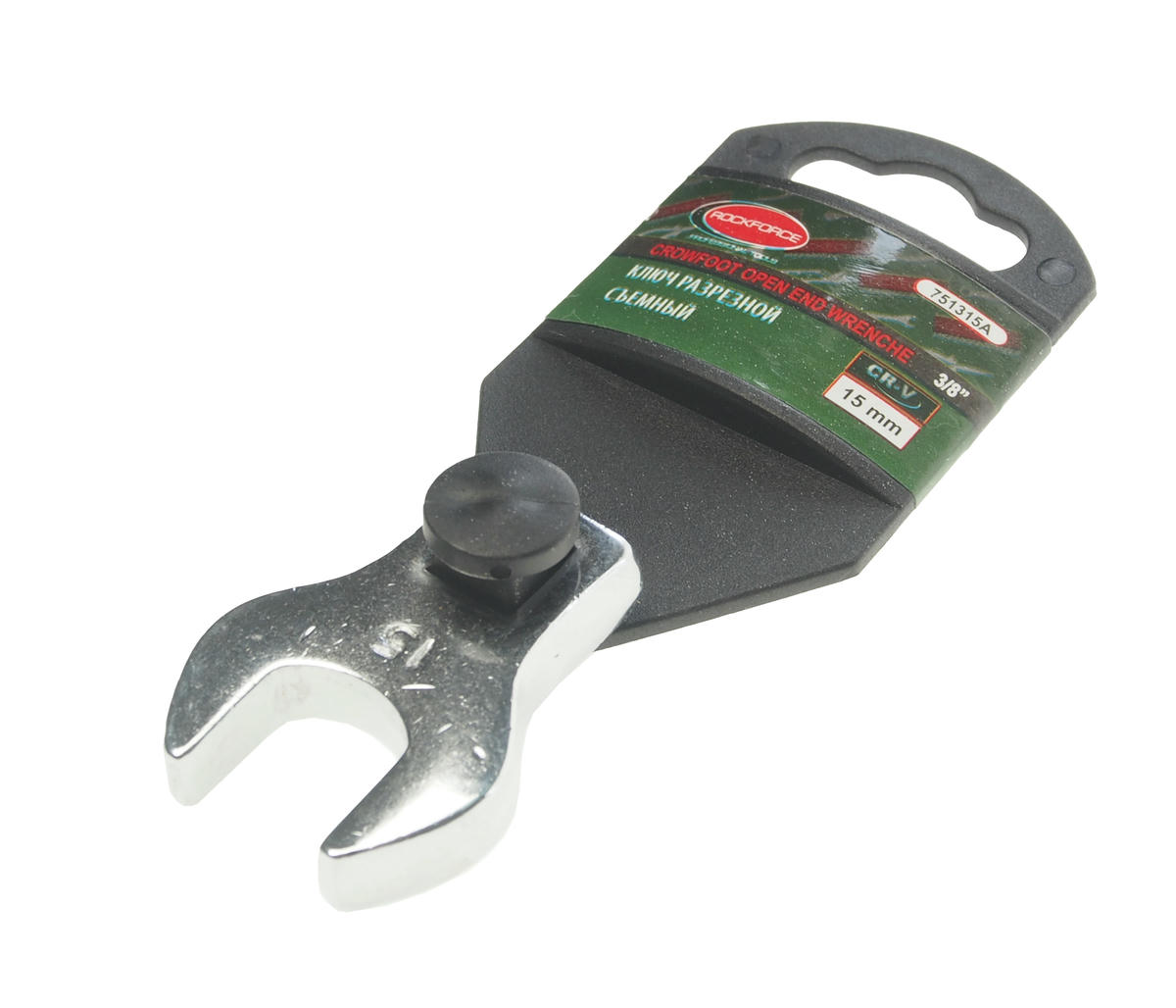 Ключ рожковый 15мм ROCK FORCE preview 1