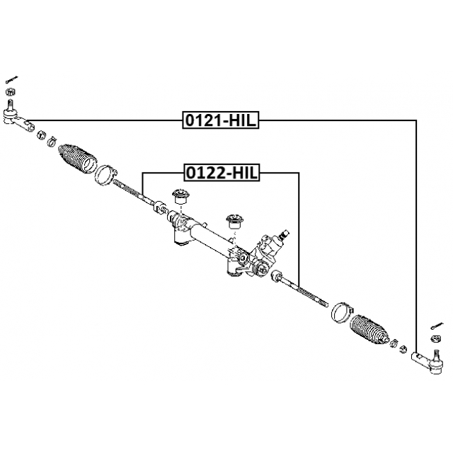Тяга рулевая FEBEST 0122-HIL preview 2