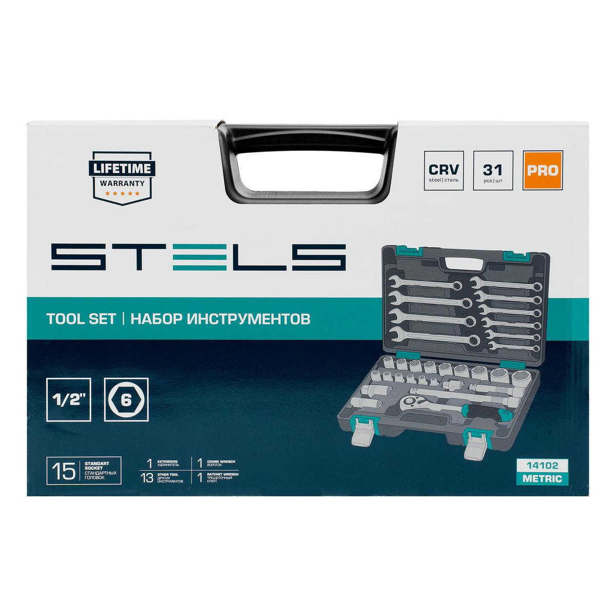 Набор инструмента 1/2" кейс 31пр. STELS preview 4