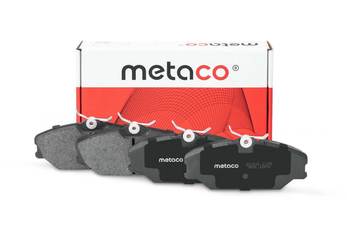 Колодки тормозные передние к-кт metaco 3000-236 preview 1 Колодки тормозные передние к-кт metaco 3000-236 preview 1